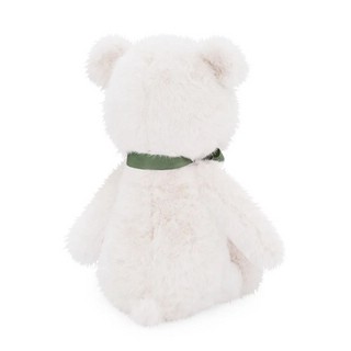 Медвежонок Тёпа, 25 см, белый, с зеленым бантом, Orange Toys 3