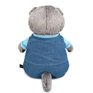 Кот Басик в комбинезоне 'Деним' 25 см, BudiBasa 3