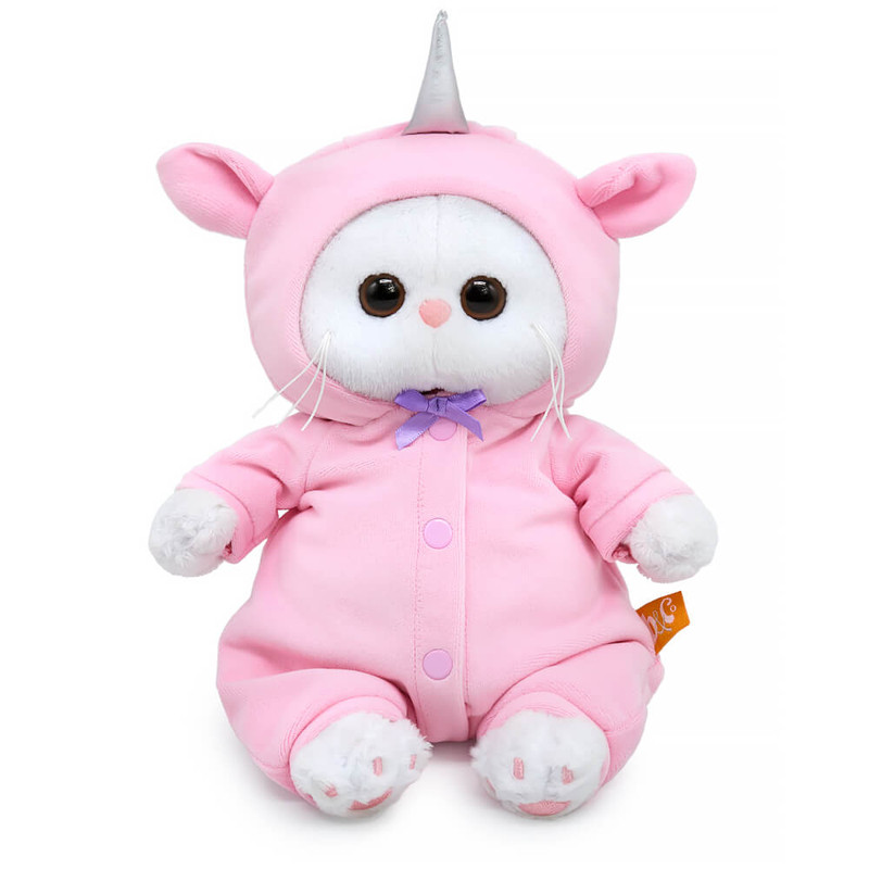Кошечка Ли-Ли baby в комбинезоне «Единорог», 18 см, BudiBasa