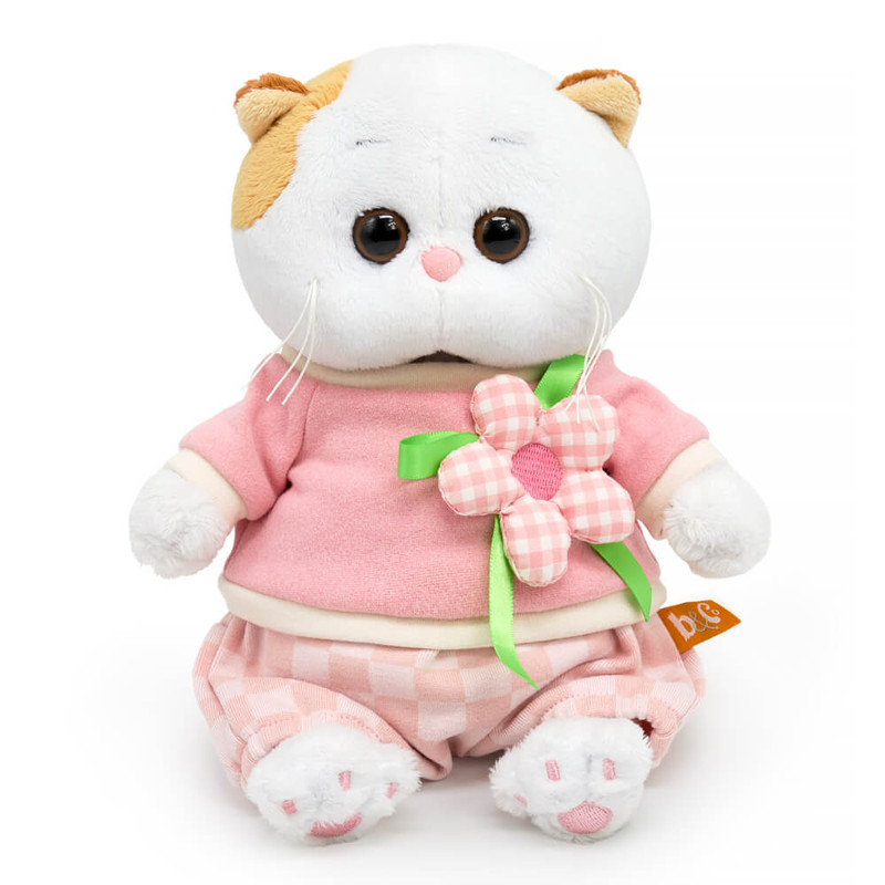 Коошечка Ли-Ли baby в свитшоте с цветком, 18 см, BudiBasa