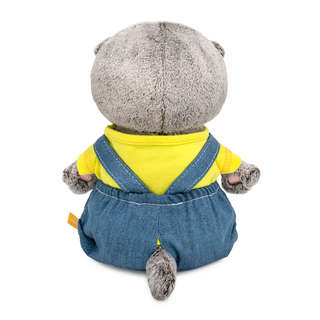 Кот Басик baby в комбинезоне 'Деним', 20 см, BudiBasa 3