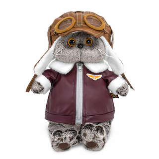 Кот Басик 'Авиатор' 22 см, BudiBasa