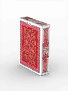 Игральные карты 'Новые атласные №20', 56 карт, красные  14