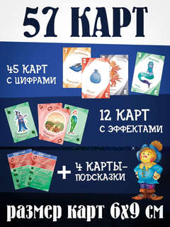 Настольная игра карточная 'Блеф: Волшебник Изумрудного города' 6