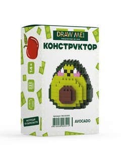 Конструктор Draw Me! 'Авокадо' 155 деталей, 5х5х4 см 2