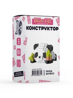 Конструктор 'Панда Бамбук', 197 деталей, 6х5х3 см, Draw Me! 3