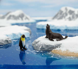 Морские обитатели: Набор 12 мини-фигурок животных в тубе 10