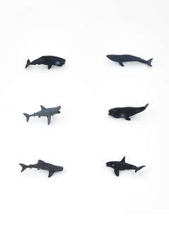 Морские обитатели: Набор 12 мини-фигурок животных в тубе 5