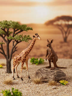 Дикий мир: Набор фигурок животных в ведёрке (средний) 13