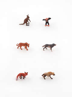 Дикий мир: Набор фигурок животных в ведёрке (средний) 7