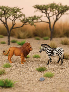 Дикий мир: Набор фигурок животных в ведёрке (средний) 10