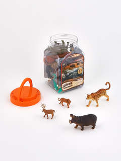 Дикий мир: Набор фигурок животных в ведёрке (средний) 2