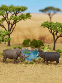 Дикий мир: Набор фигурок животных в ведёрке (средний) 11