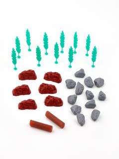 Дикий мир: Набор фигурок животных в ведёрке (средний) 8