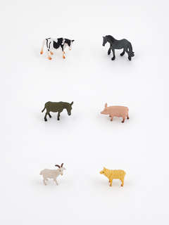 Ферма: Набор фигурок животных в ведёрке (средний) 9