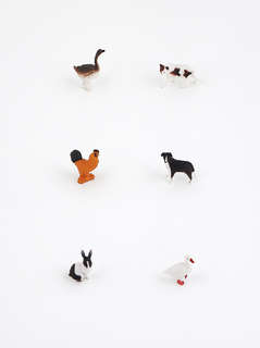 Ферма: Набор фигурок животных в ведёрке (средний) 10