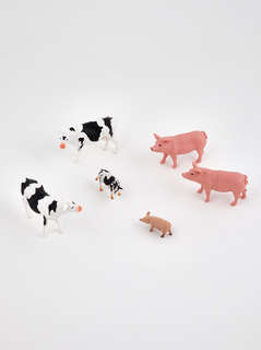 Ферма: Набор фигурок животных в ведёрке (средний) 6