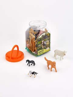 Ферма: Набор фигурок животных в ведёрке (средний) 2