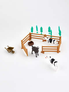 Ферма: Набор фигурок животных в ведёрке (средний) 4