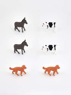 Ферма: Набор фигурок животных в ведёрке (средний) 7