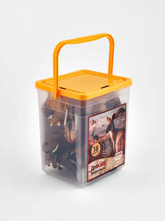 Дикий мир: Набор фигурок животных в ведёрке (большой) 3