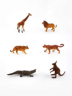 Дикий мир: Набор фигурок животных в ведёрке (большой) 6
