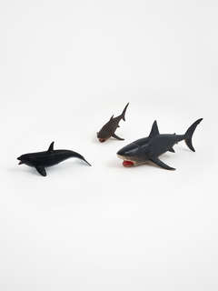 Морские обитатели: Набор фигурок животных в ведёрке (большой) 7