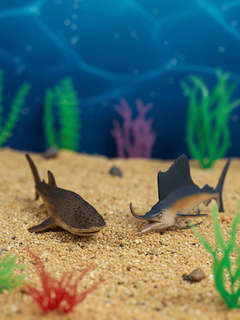 Морские обитатели: Набор фигурок животных в ведёрке (большой) 13