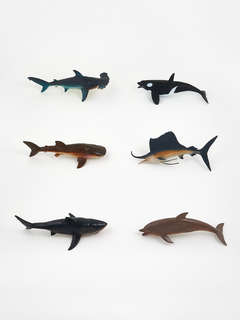 Морские обитатели: Набор фигурок животных в ведёрке (большой) 5