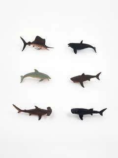 Морские обитатели: Набор фигурок животных в ведёрке (большой) 8