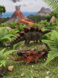 Динозавры и доисторические животные: Набор фигурок животных в ведёрке (большой) 12