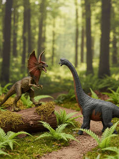 Динозавры и доисторические животные: Набор фигурок животных в ведёрке (большой) 7