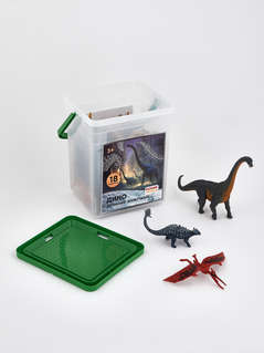 Динозавры и доисторические животные: Набор фигурок животных в ведёрке (большой) 2