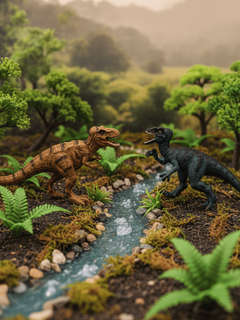 Динозавры и доисторические животные: Набор фигурок животных в ведёрке (большой) 9