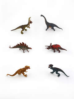 Динозавры и доисторические животные: Набор фигурок животных в ведёрке (большой) 4