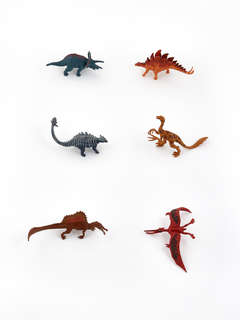Динозавры и доисторические животные: Набор фигурок животных в ведёрке (большой) 6