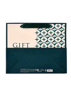 Пакет ламинированный двухсторонний «Геометрия», с тишью и открыткой, 23x27x11.5 9