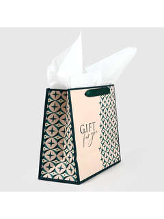 Пакет ламинированный двухсторонний «Геометрия», с тишью и открыткой, 23x27x11.5 4