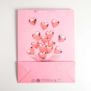Пакет подарочный ламинированный LOVE, 31x40x11.5 см 4