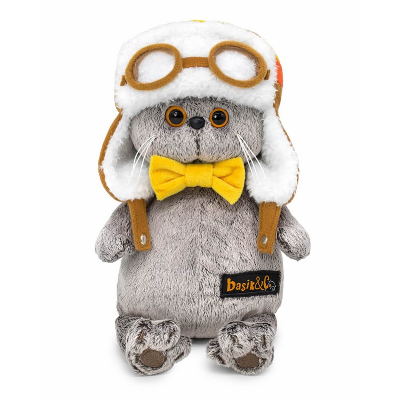 Кот Басик 'Авиатор', 19 см, 'Мультсериал' BudiBasa