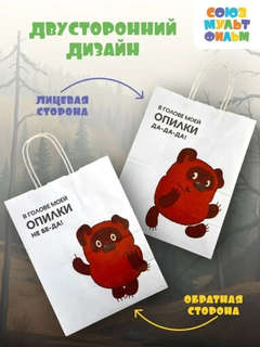 Пакет подарочный «Винни-Пух: Не беда», 24х30х14 см 6
