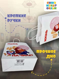 Пакет подарочный «Попугай Кеша. На чиле», 24х14х30 см 4