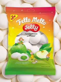 Жевательный зефир c начинкой 'Fello Mello' желе со вкусом ябл...