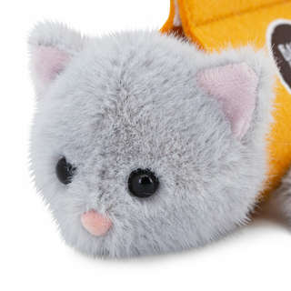 Котенок в переноске, 17 см, серый, мягкая игрушка Orange TOYS 5