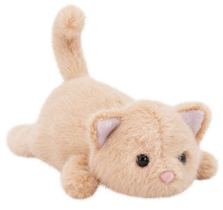 Котенок в переноске, 17 см, бежевый, мягкая игрушка Orange TOYS 4