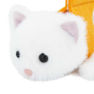 Котенок в переноске, 17 см, белый, мягкая игрушка Orange TOYS 5