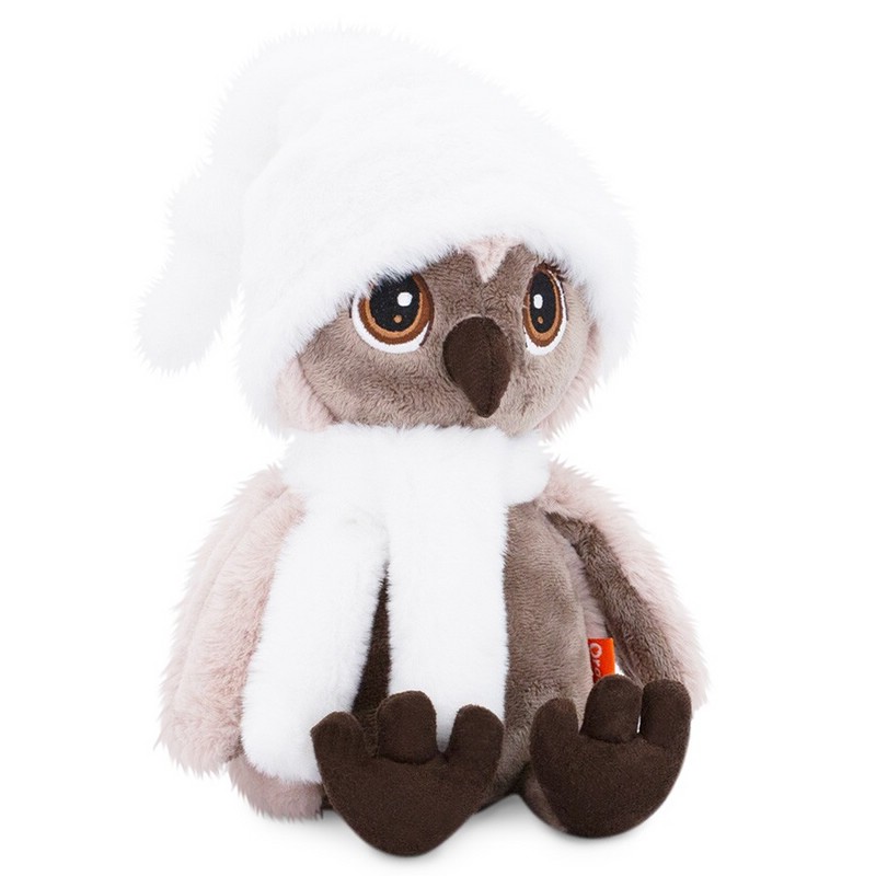 Сова Соня 'Зимняя прогулка' 20 см, мягкая игрушка Orange TOYS