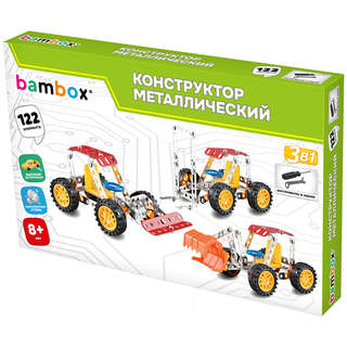 Техника 3в1: конструктор металлический, с подвижными деталями...