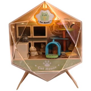 Румбокс 'Смастери свой домик' с 5 котиками, с подсветкой, KiddiePlay 42703 1