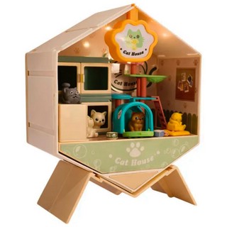 Румбокс 'Смастери свой домик' с 5 котиками, с подсветкой, KiddiePlay 42703 2